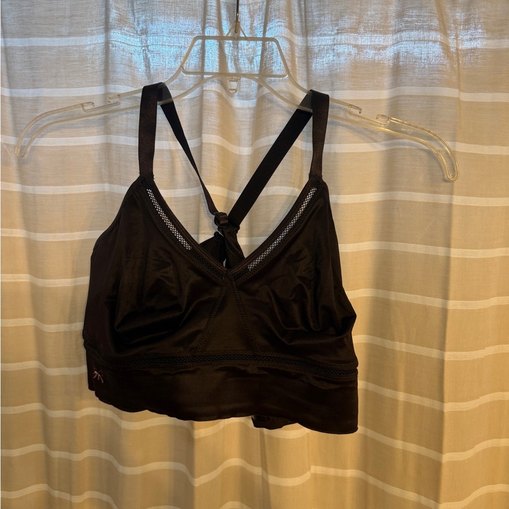 Ruby Ribbon Black Siren Demi Bra demiette